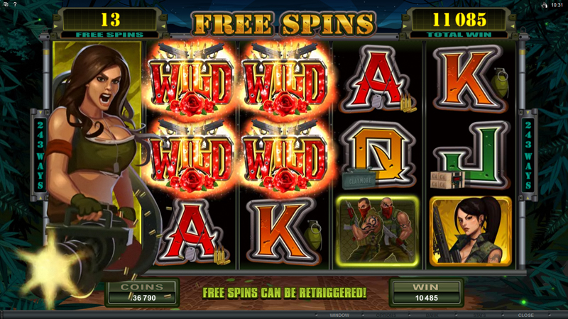 Girl with Guns Videoslot